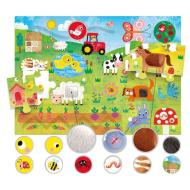 Headu Montessori hmatové puzzle - cena, srovnání