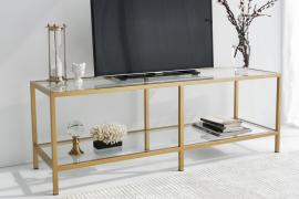Hanah Home Dizajnový TV stolík GOLD 130 cm