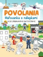 Povolania - Maľovanka s nálepkami - cena, srovnání