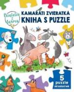 Kamaráti zvieratká kniha s puzzle Priatelia - cena, srovnání
