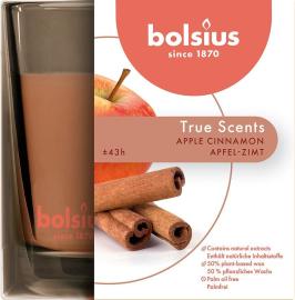 Bolsius Jar True Scents 95/95 mm, škorica/jablko