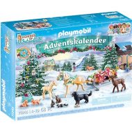 Playmobil 71345 Adventný kalendár Kone: Vianočná jazda na saniach - cena, srovnání