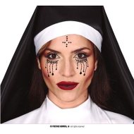 Guirca Nalepovacie kamienky na tvár - mníška - halloween - cena, srovnání
