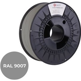 C-Tech Filament PREMIUM LINE PLA sivý hliník