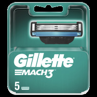 Gillette Mach3 Náhradné hlavice 5ks - cena, srovnání
