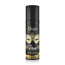 Orgie Dual Vibe! Kissable Liquid Vibrator Pina Colada 15ml