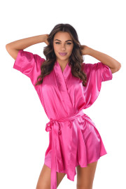 Anais Magenta Kimon Sleeves Robe