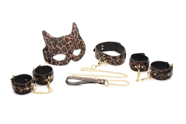 Master Series Leopard Print Bondage Set