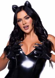 Leg Avenue Zip-up Claw Gloves