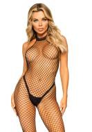 Leg Avenue Racer Neck Bodystocking - cena, srovnání