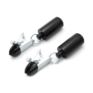 Kiotos Nipple Adjustable Clamps Bullet Weights 2x100g - cena, srovnání