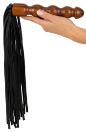 Zado Fetish Leather Flogger Wood