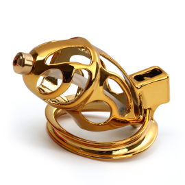 Sevanda Gold Urethral Chastity Cock Cage