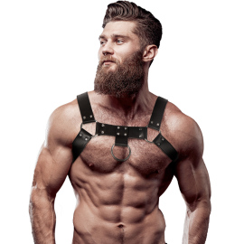 Fetish Submissive Attitude Eco Leather Chest Strap Harness