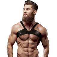 Fetish Submissive Attitude Eco Leather Brigade Man Chest Harness - cena, srovnání