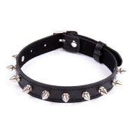 Fetish Addict Collar with Spikes Adjustable 43cm - cena, srovnání