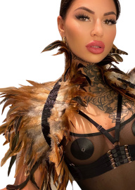 Kinky Diva Feather Shoulder Wrap