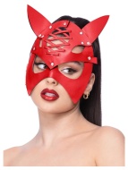 Fever Mock Leather Devil Mask - cena, srovnání