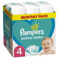 Pampers Active Baby 4 9-14kg 180ks - cena, srovnání