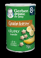Nestlé GERBER Organic chrumky banánové 35g - cena, srovnání