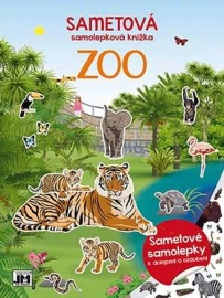 Sametová samolepková knížka ZOO