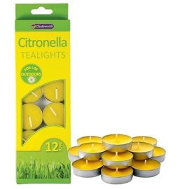 Citronella Čajové svíčky proti komárům 12ks
