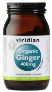 Viridian Organic Ginger 400mg 90tbl - cena, srovnání