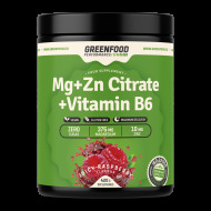 Greenfood Mg + ZN Citrate + Vitamin B6 420g - cena, srovnání