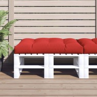 vidaXL Podložka na paletový nábytok, červená 120x80x12 cm, látka - cena, srovnání