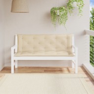 vidaXL Podložka na záhradnú lavičku, béžová 150 cm, oxfordská látka - cena, srovnání