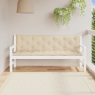 vidaXL Podložka na záhradnú lavičku, béžová 180 cm, oxfordská látka - cena, srovnání