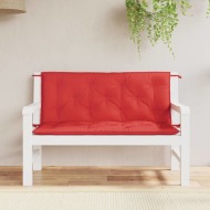 vidaXL Podložka na záhradnú lavičku, červená 120 cm, oxfordská látka - cena, srovnání