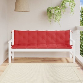 vidaXL Podložka na záhradnú lavičku, červená 180 cm, oxfordská látka