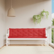 vidaXL Podložka na záhradnú lavičku, červená 200 cm, oxfordská látka - cena, srovnání