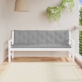 vidaXL Podložka na záhradnú lavičku, sivá 180 cm, oxfordská látka