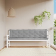 vidaXL Podložka na záhradnú lavičku, sivá 200 cm, oxfordská látka - cena, srovnání