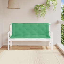 vidaXL Podložka na záhradnú lavičku, zelená 150 cm, oxfordská látka