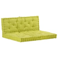vidaXL Podložky na paletový nábytok 2 ks, bavlna, zelené - cena, srovnání