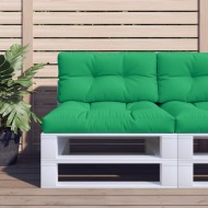 vidaXL Podložky na paletový nábytok 2 ks, zelené, látka - cena, srovnání