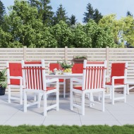 vidaXL Podložky na záhradné stoličky, nízke operadlo 6 ks 100x50x3 cm - cena, srovnání