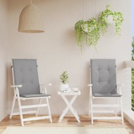 vidaXL Podložky na záhradné stoličky, vysoké operadlo 2 ks 120x50x3 cm - cena, srovnání