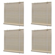 vidaXL Petromila Prírodné bambusové rolety 4 ks 120x160 cm - cena, srovnání