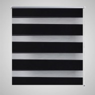 vidaXL Roleta vzor zebra, 90 x 150 cm, čierna - cena, srovnání