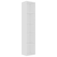 vidaXL Regál White 40x30x189 cm odvodený výrobok z dreva - cena, srovnání