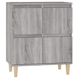 vidaXL Príborník Grey Sonoma 60x35x70 cm odvodený výrobok z dreva
