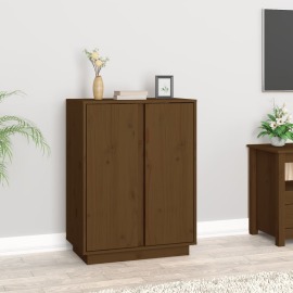 vidaXL Príborník Honey Brown 60x35x80 cm Masívne borovicové drevo