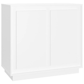 vidaXL Príborník biely 80x34x75 cm Materiál dreva