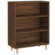 vidaXL Príborník Brown Oak-look 69,5x32,5x90 cm odvodený výrobok z dreva - cena, srovnání