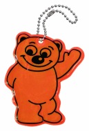 Compass Prívesok reflexný BEAR - oranžový - cena, srovnání