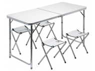 Cattara Stôl kemping DOUBLE + 4x stolička - cena, srovnání